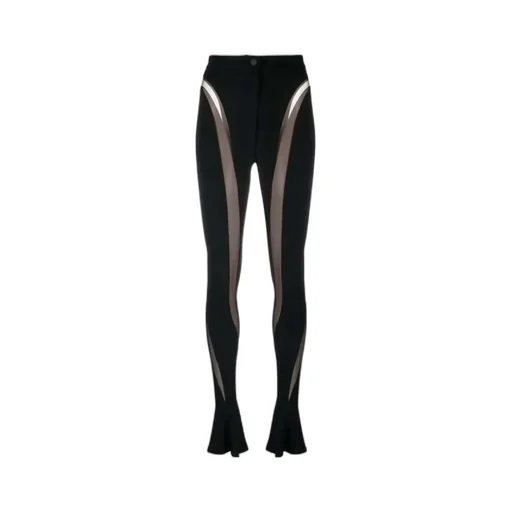 Clear Spliced Leggings