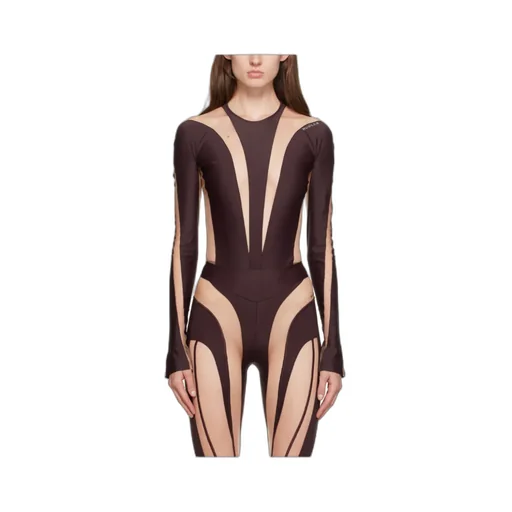 Illusion Sheer-Panelled Bodysuit