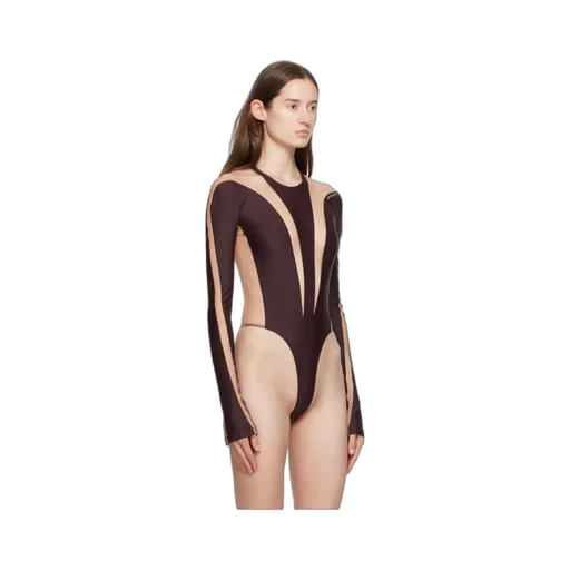 Illusion Sheer-Panelled Bodysuit