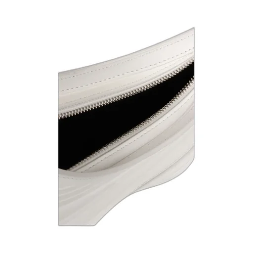 Small Spiral Curve 01 Embossed Zipped Crossbody Bag