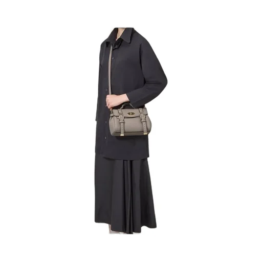 Mini Alexa Braided-Handle Tote Bag