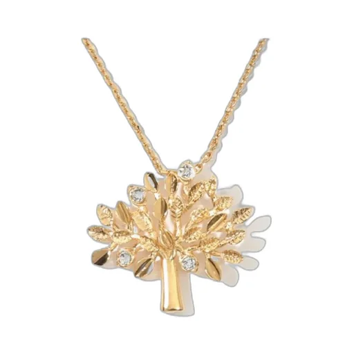 Logo Pendant Embellished Necklace