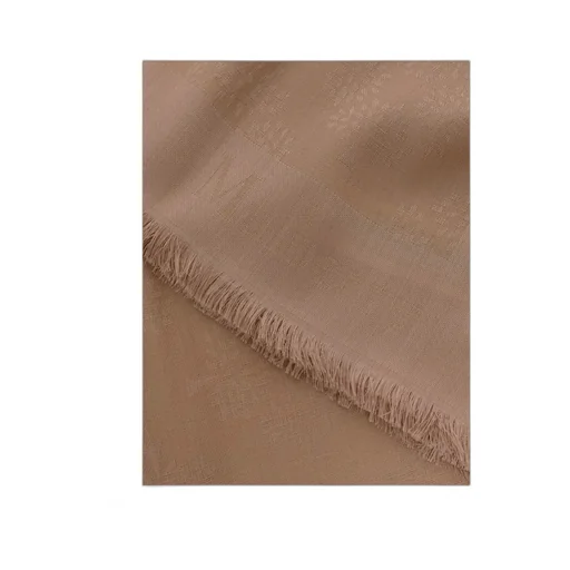 Tree Square Monogram-Pattern Scarf