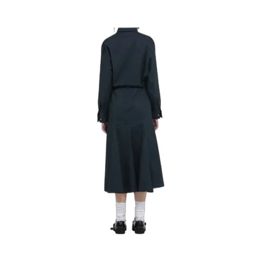 Long Dress With Drawstring Waist