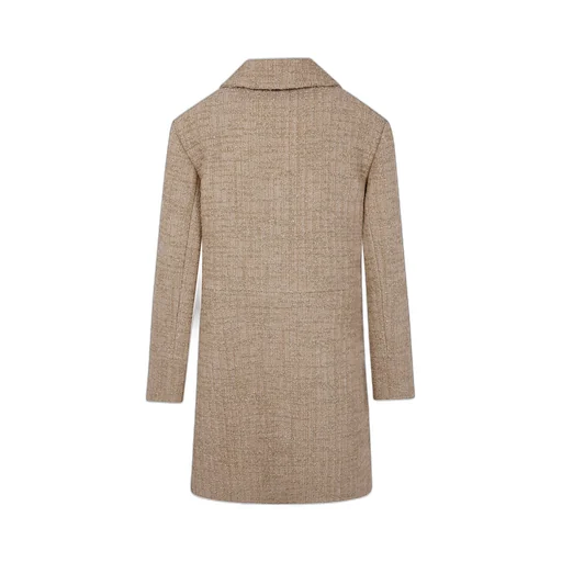 Embellished Tweed Coat