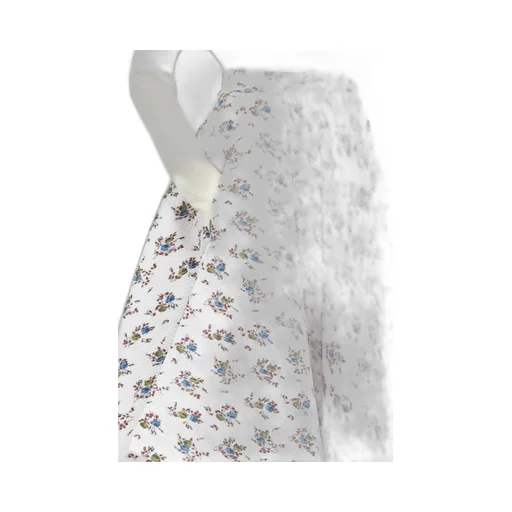 Floral-Print Pleated Midi Skirt