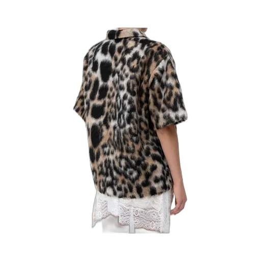 Leopard-Effect Polo Shirt