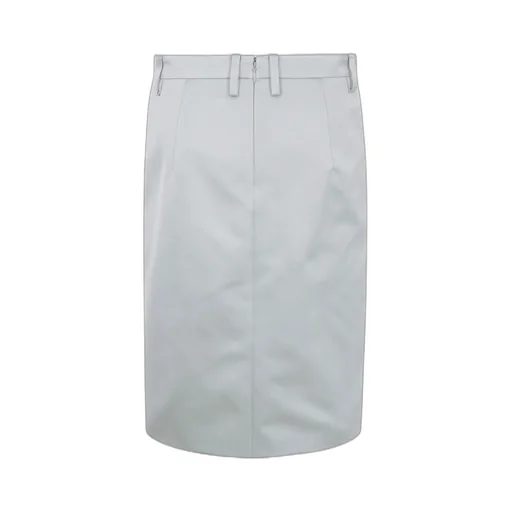 Zip-Front Pencil Skirt