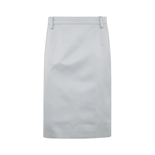 Zip-Front Pencil Skirt