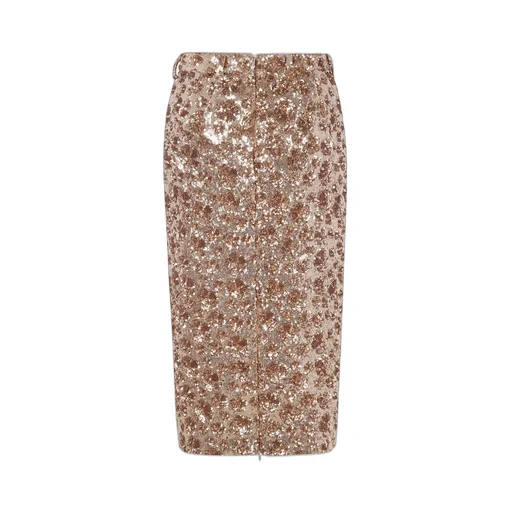 Sequin Embellished Midi Skirt