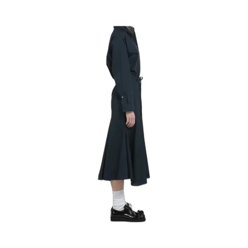 Long Dress With Drawstring Waist