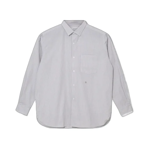 Regular Collar Stripe Wind Shirt