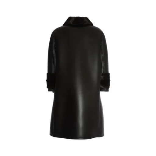 Faux-Fur Collar Coat
