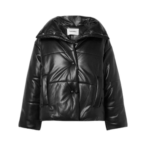 Hide High-Neck Puffer Jacket