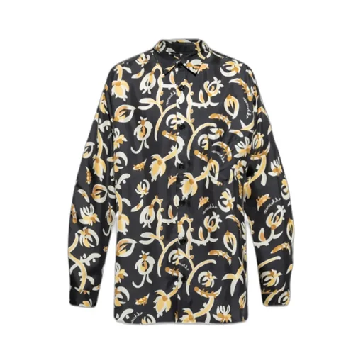 Jari Graphic Printed Button-Up Shirt