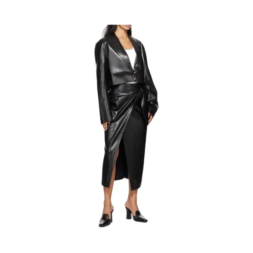 Aidula Single-Breasted Cropped Blazer