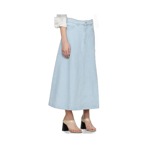 Denim Midi Skirt