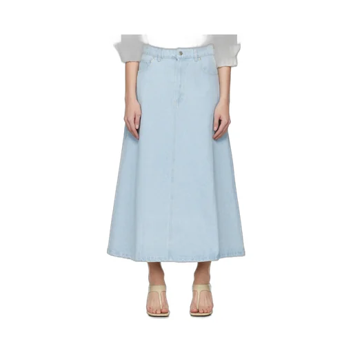 Denim Midi Skirt