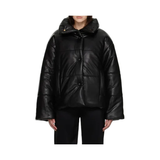 Hide High-Neck Puffer Jacket