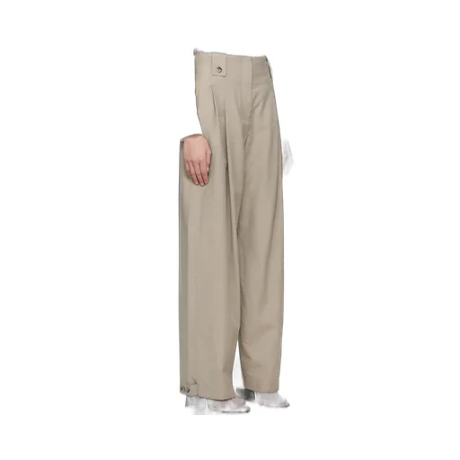 Pleated Wide-Leg Trousers