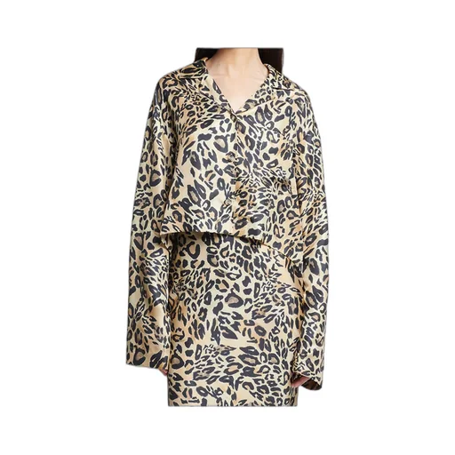 Cropped Long-Sleeved Shirt