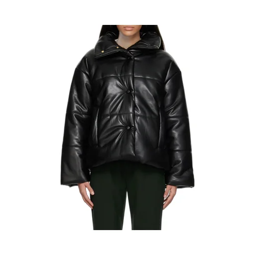 Hide High-Neck Puffer Jacket