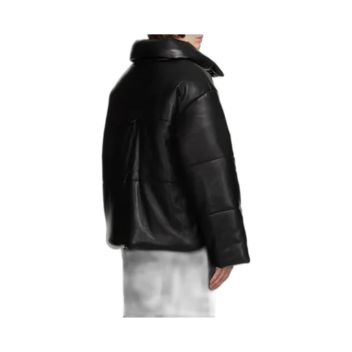 Hide High-Neck Puffer Jacket