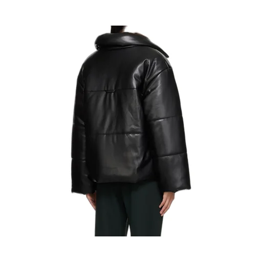 Hide High-Neck Puffer Jacket