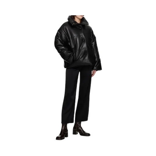 Hide High-Neck Puffer Jacket