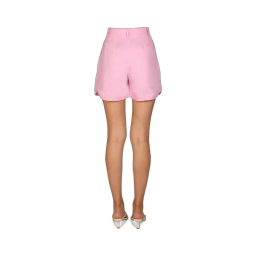 Logo Pleated Shorts