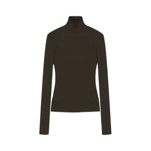 Cut-Out Roll-Neck Top