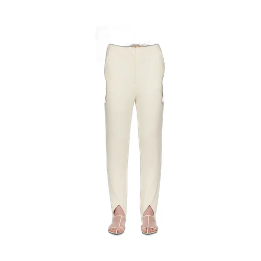 High-Waisted Casual Pants
