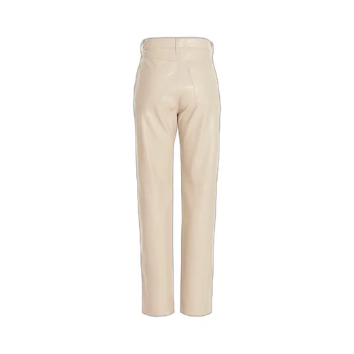 High-Waisted Straight-Leg Pants