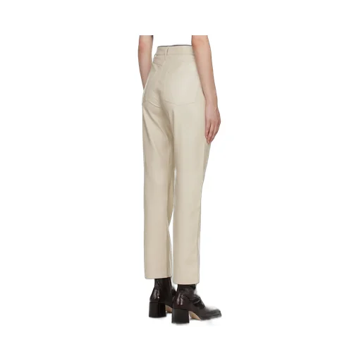 High-Waisted Straight-Leg Pants