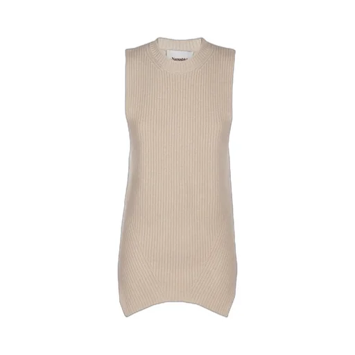 Leela Ribbed Knitted Vest