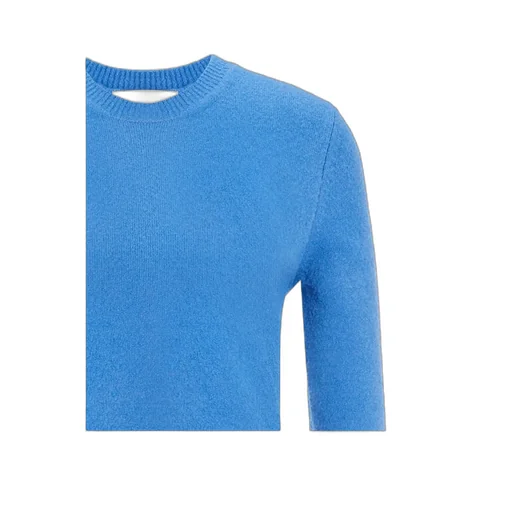 Long-Sleeved Crewneck Knitted Jumper