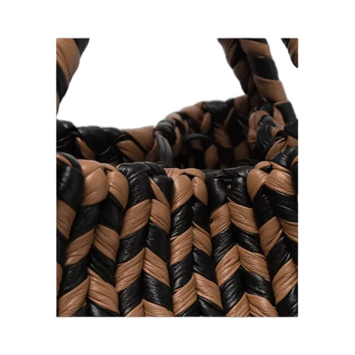Interwoven Top Handle Bag