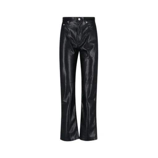 High-Rise Straight-Leg Pants