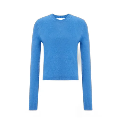 Long-Sleeved Crewneck Knitted Jumper