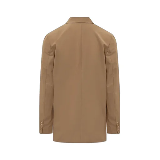 Button-Up Straight Hem Tailored Overshirt