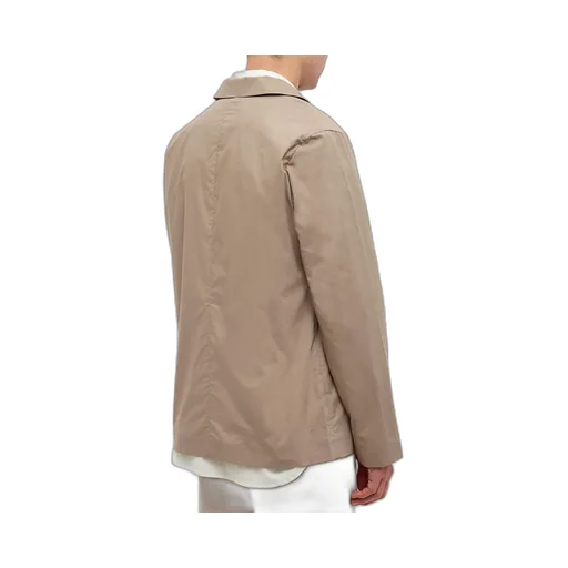 Button-Up Flap-Pockets Tailored Jacket