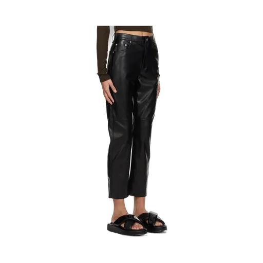 High-Rise Straight-Leg Pants