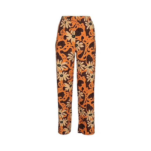 Floral Printed Wide-Legged Pants