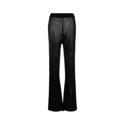 Bazia Crochet-Knit Slim Trousers