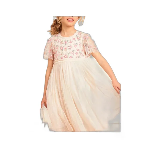 Shimmer Ditsy Tulle Dress