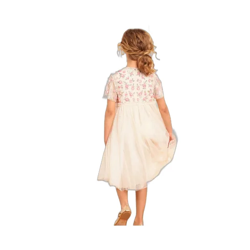 Shimmer Ditsy Tulle Dress