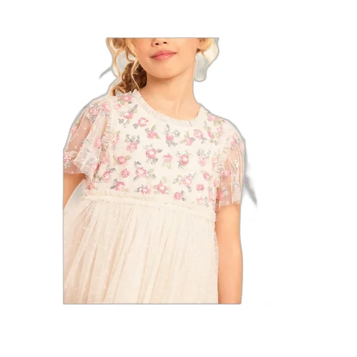 Shimmer Ditsy Tulle Dress