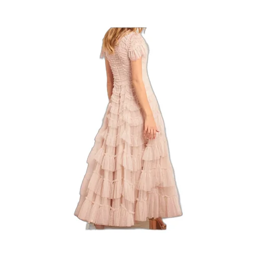 V-Neck Tulle Dress