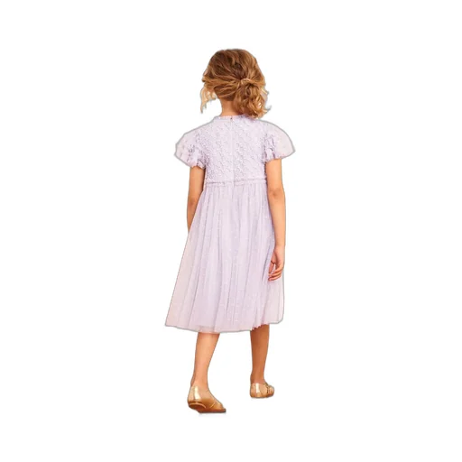 Heart Lattice Tulle Dress