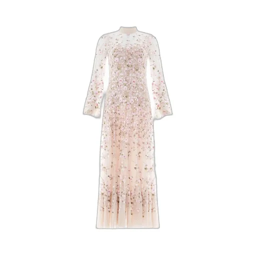 Floral Long-Sleeved Dress